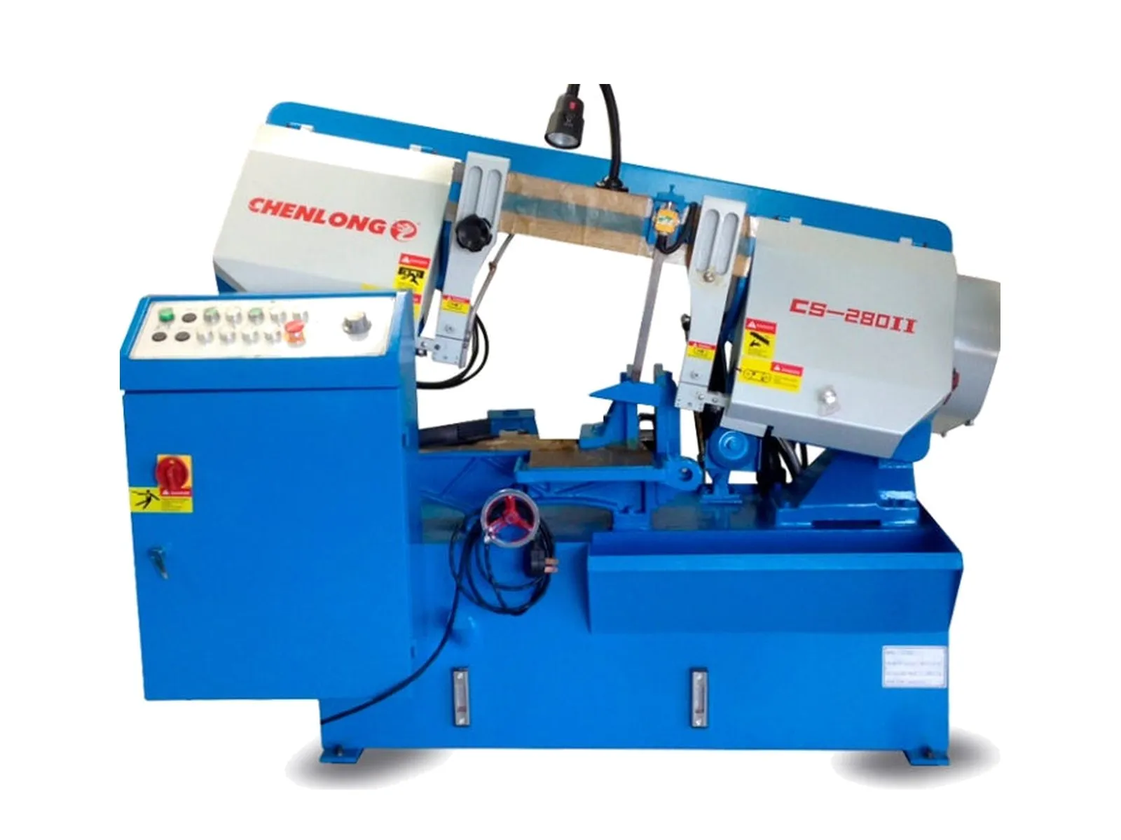 Sierra de cinta semiautomática Chenlong CS-280II