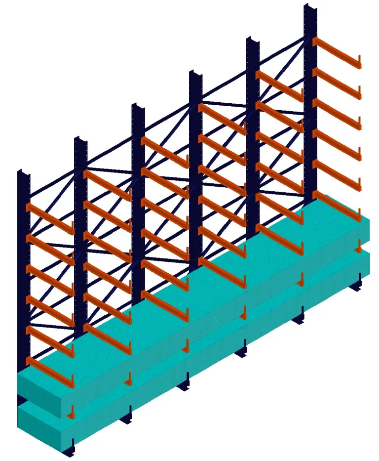 Cantilever IPE 200